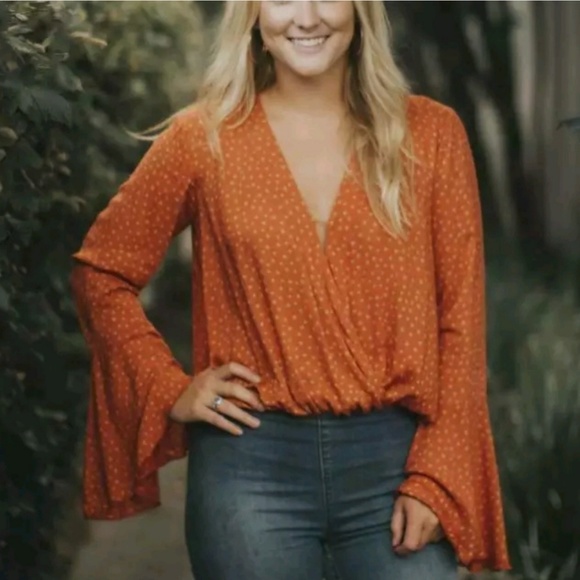 Free People Makin Waves Bodysuit Boho size xs - Picture 7 of 7